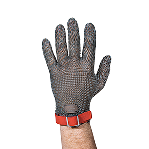 med size chain mesh wrist glove euroflex