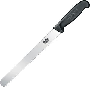 Slicing Knife with Wavy Edge Victorinox 5.4233.36 | 36cm / 14in | Black Grip
