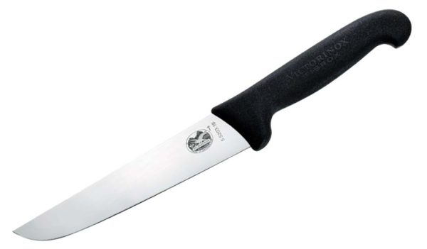 Butcher’s Knife Victorinox 5.5203.18 | 18cm / 7in | Black Grip