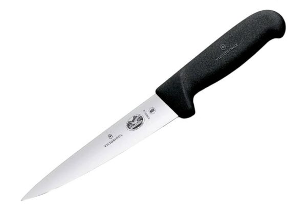 Boning / Carving Knife Victorinox 5.6003.12 | 12cm / 5in | Black Grip